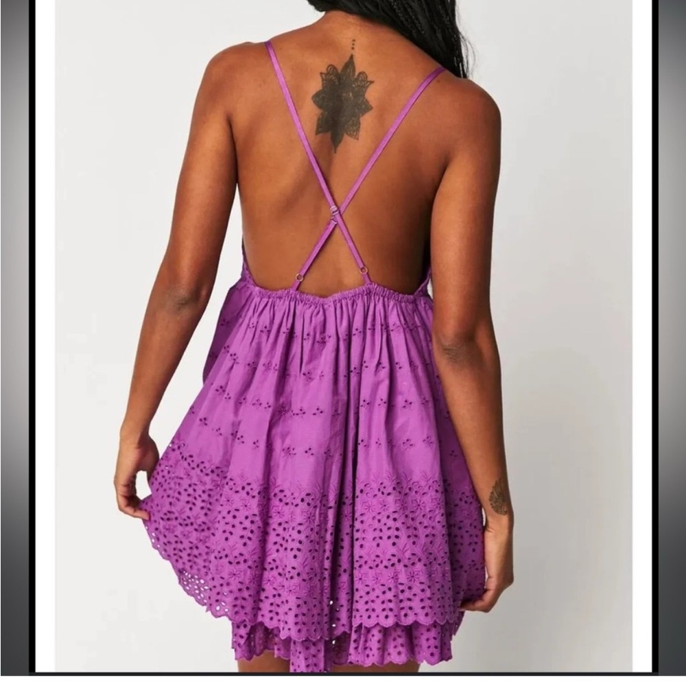 NWOT Free People Lillia Mini Dress - Picture 2 of 3
